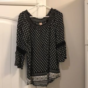 3/4 sleeve blouse